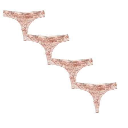 Womens Underwear Brief Lace Through Hollow Out Cotton Low Waist Lace Thong Panties4PC
Womens Underwear Brief Lace Through Hollow Out Cotton Low Waist Lace Thong Panties4PC