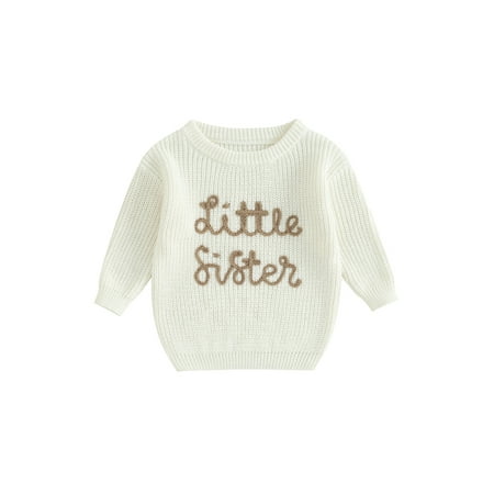 Canis Baby Girl Christmas Sweaters featuring Long Sleeves and Letter Embroidery
Canis Baby Girl Christmas Sweaters featuring Long Sleeves and Letter Embroidery