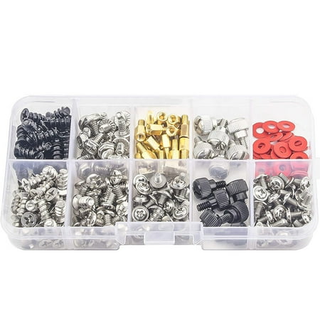 300PCS Personal Computer Screw Standoffs Set Kit for Hard Drive Computer Case Motherboard Fan Power image
300PCS Personal Computer Screw Standoffs Set Kit for Hard Drive Computer Case Motherboard Fan Power image