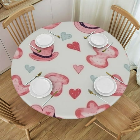 Pink Hats Table Cloth Cute Waterproof Round Tablecloth Washable Table Cover for Kitchen Outdoor Decor
Pink Hats Table Cloth Cute Waterproof Round Tablecloth Washable Table Cover for Kitchen Outdoor Decor