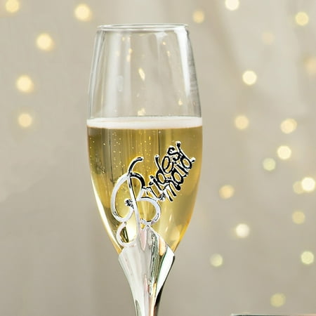 Pier 1 Imports Unisex Bridesmaid 8Oz Champagne Flute Wine Glass