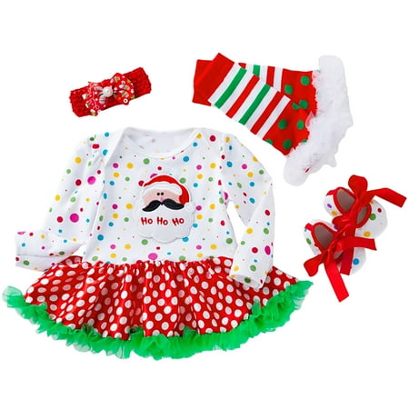 EHTMSAK Newborn Infant Baby Toddler Girl Outfits Clothing Set Long Sleeve Christmas One Piece Dress Bodysuit and Shoes Tights Set with Headband Red 0-2Y 66
EHTMSAK Newborn Infant Baby Toddler Girl Outfits Clothing Set Long Sleeve Christmas One Piece Dress Bodysuit and Shoes Tights Set with Headband Red 0-2Y 66