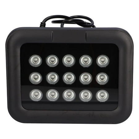 Security Camera Fill-in Light 15 LED 12V 15W IP66 Waterproof with Intelligent Sensor Assistant Night Vision Infrared Lamp for Surveillance Camera Outdoor
Security Camera Fill-in Light 15 LED 12V 15W IP66 Waterproof with Intelligent Sensor Assistant Night Vision Infrared Lamp for Surveillance Camera Outdoor