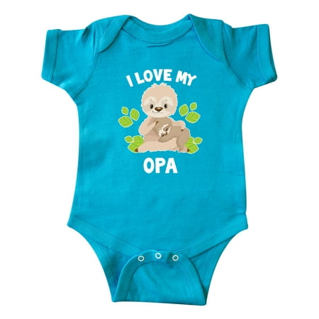 Inktastic Cute Sloth I Love My Opa with Green Leaves Gift Baby Boy or Baby Girl Bodysuit
Inktastic Cute Sloth I Love My Opa with Green Leaves Gift Baby Boy or Baby Girl Bodysuit