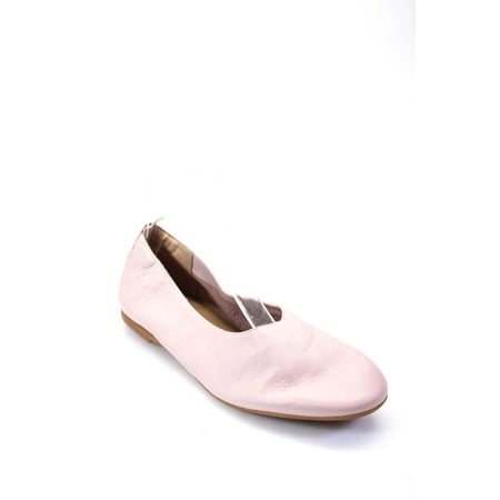 Everlane Womens Leather Ballet Flats Pink 7.5