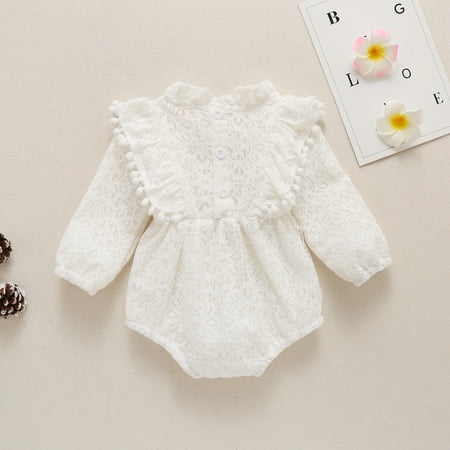 Newborn Infant Baby Girls Cotton Solid Autumn Long Sleeve Romper Bodysuit Clothes
Newborn Infant Baby Girls Cotton Solid Autumn Long Sleeve Romper Bodysuit Clothes
