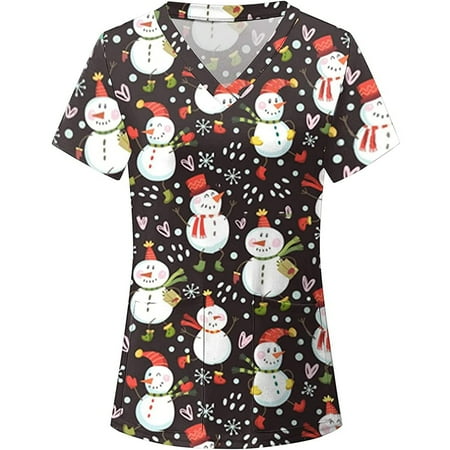 Women Scrub_Top Working Uniform Blouse Short Sleeve V-Neck Workwear T-Shirt with Pocket Comfy Tops XL
Women Scrub_Top Working Uniform Blouse Short Sleeve V-Neck Workwear T-Shirt with Pocket Comfy Tops XL