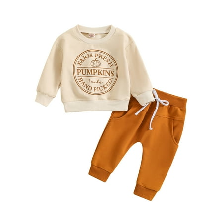 Toddler Boys Long Sleeve Pumpkin Prints Tops And Pants Child Kids 2PCS Set&Outfits Cute Baby Girl Clothes Toddler Wedding Outfit Halloween Toddler Clothes Boy
Toddler Boys Long Sleeve Pumpkin Prints Tops And Pants Child Kids 2PCS Set&Outfits Cute Baby Girl Clothes Toddler Wedding Outfit Halloween Toddler Clothes Boy
