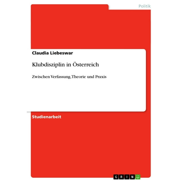 Klubdisziplin in Österreich - eBook