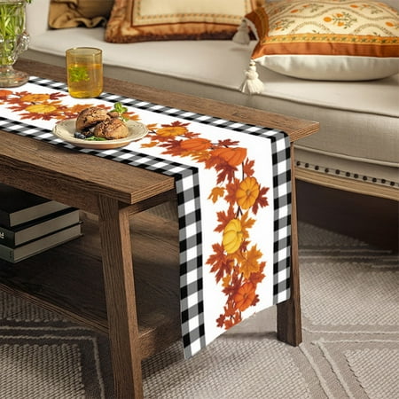 PERZOE Table Decoration Enhance Atmosphere Multipurpose Beautifully Halloween Maple Leaf Pumpkin Printed Table Runner
PERZOE Table Decoration Enhance Atmosphere Multipurpose Beautifully Halloween Maple Leaf Pumpkin Printed Table Runner