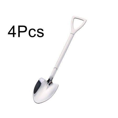 Gerich Shovel Spade Spoons Stainless Steel Teaspoons Creative Coffee Dessert Set (4 Pcs)
Gerich Shovel Spade Spoons Stainless Steel Teaspoons Creative Coffee Dessert Set (4 Pcs)