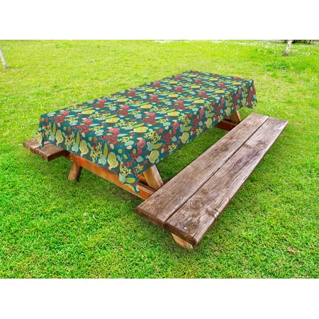 Garden Art Outdoor Tablecloth Hand Drawn Style Colorful Bedding Plants Roses and Wildflowers with Little Dots Decorative Washable Fabric Picnic Tablecloth 58 X 120 Inches Multicolor by Ambesonne
Garden Art Outdoor Tablecloth Hand Drawn Style Colorful Bedding Plants Roses and Wildflowers with Little Dots Decorative Washable Fabric Picnic Tablecloth 58 X 120 Inches Multicolor by Ambesonne