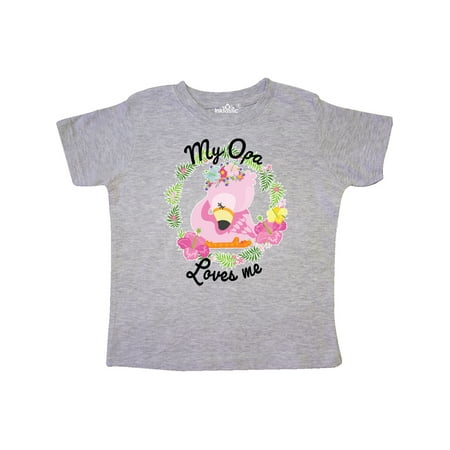 Inktastic Baby Flamingo My Opa Loves Me with Flower Wreath Gift Toddler Boy or Toddler Girl T-Shirt
Inktastic Baby Flamingo My Opa Loves Me with Flower Wreath Gift Toddler Boy or Toddler Girl T-Shirt