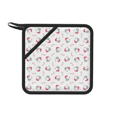 1 PCS Pot Holders for Kitchen - Heat Resistant Silicone Pot Holders with Hanging Loop Cute Santa Hat French Bulldog Non Slip Oven Hot Pads Potholders for Decor Baking Cooking Kitchen
1 PCS Pot Holders for Kitchen - Heat Resistant Silicone Pot Holders with Hanging Loop Cute Santa Hat French Bulldog Non Slip Oven Hot Pads Potholders for Decor Baking Cooking Kitchen
