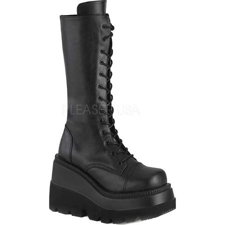 Women s Demonia Shaker 72 Platform Mid-Calf Boot