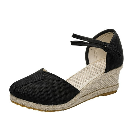 Tangnade Casual Shoes Fashion Women Summer Weave Comfortable Wedges Shoes Beach Round Toe Breathable Sandals
Tangnade Casual Shoes Fashion Women Summer Weave Comfortable Wedges Shoes Beach Round Toe Breathable Sandals