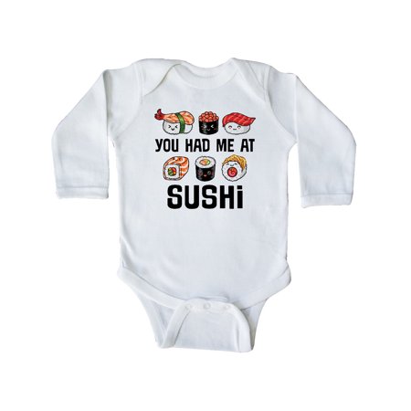 Inktastic You Had Me At Sushi Gift Gift Baby Boy or Baby Girl Long Sleeve Bodysuit
Inktastic You Had Me At Sushi Gift Gift Baby Boy or Baby Girl Long Sleeve Bodysuit