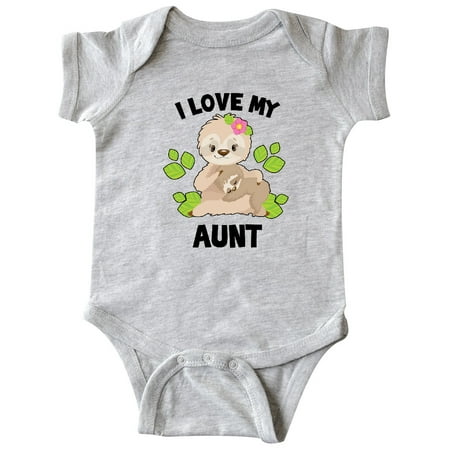 Inktastic Cute Sloth I Love My Aunt with Green Leaves Gift Baby Boy or Baby Girl Bodysuit
Inktastic Cute Sloth I Love My Aunt with Green Leaves Gift Baby Boy or Baby Girl Bodysuit