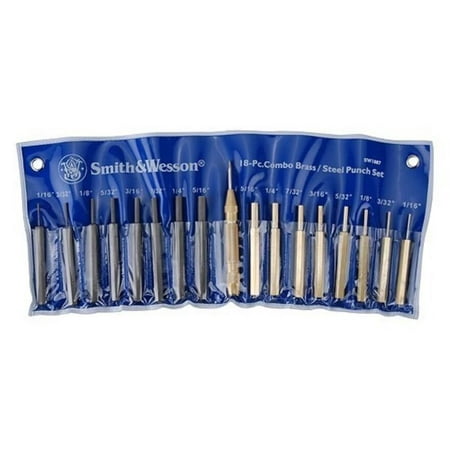 Smith and Wesson Steel and Brass Punch Tool Set