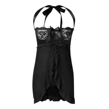 Quealent Womens Lingerie Sexy Women Lingerie V Neck Nightwear Satin Sleepwear Lace Chemise Mini Teddy Black XXL
Quealent Womens Lingerie Sexy Women Lingerie V Neck Nightwear Satin Sleepwear Lace Chemise Mini Teddy Black XXL