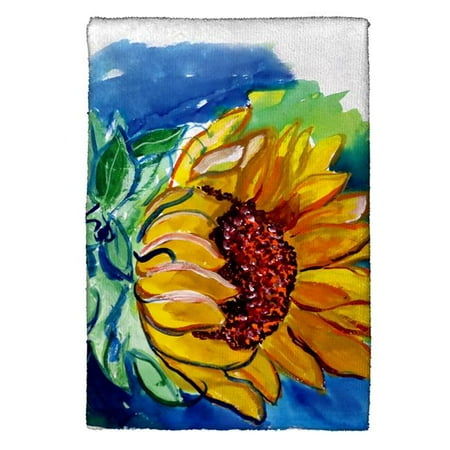 Windy Sunflower Kitchen Towel