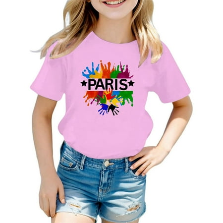 Children Kids Boys Girls Fashion Summer Short Sleeve Letter Printed T Shirt Blouse Casual Top Tunic Clothes
Children Kids Boys Girls Fashion Summer Short Sleeve Letter Printed T Shirt Blouse Casual Top Tunic Clothes