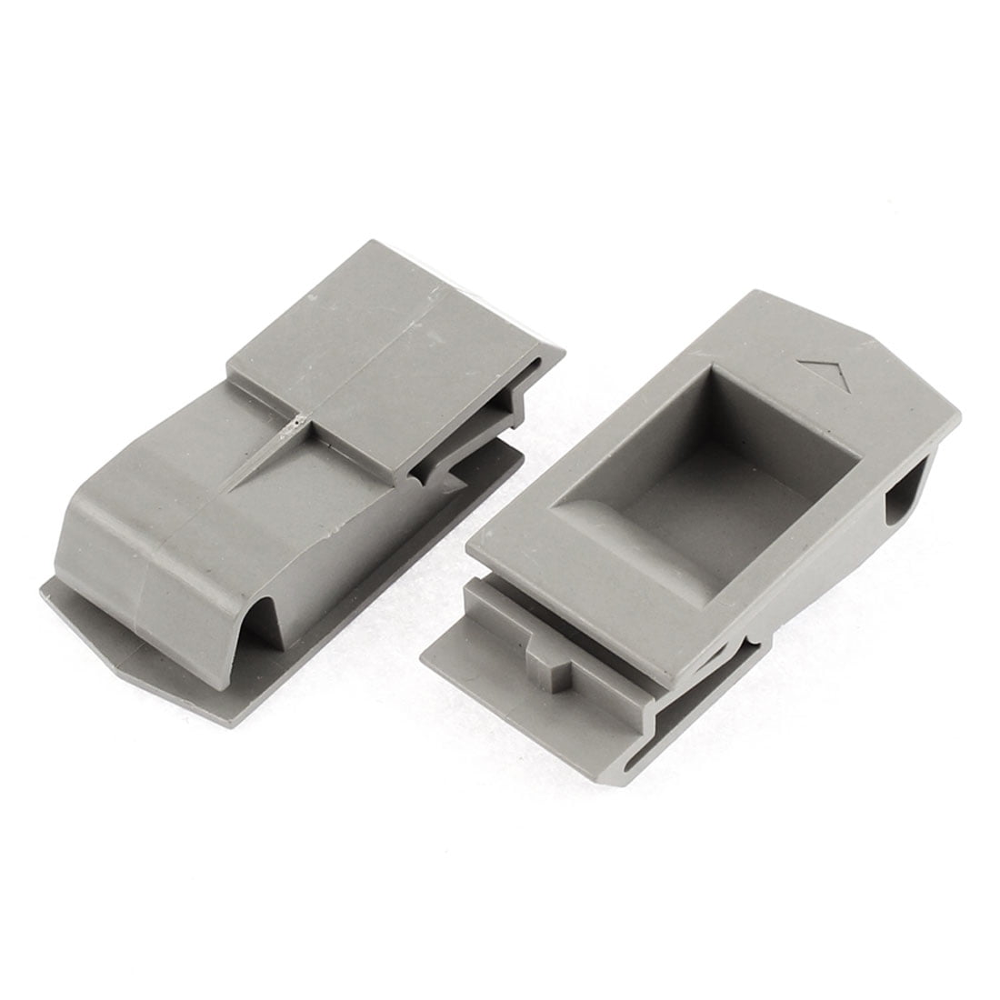 Door Spring Loaded Recessed Flush Sliding Pull Latch Lock 2pcs