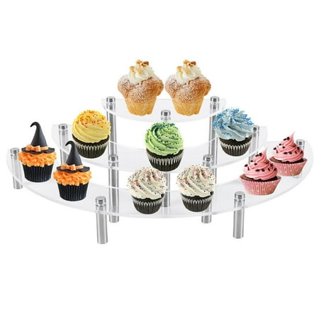 HiKaRiGuMi 3-Tiers Acrylic Clear Cupcake Display Stand Cake Dessert Wedding Party Plate Tower
HiKaRiGuMi 3-Tiers Acrylic Clear Cupcake Display Stand Cake Dessert Wedding Party Plate Tower