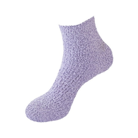 RPVATI Womens Crew Winter Socks Fuzzy Soft Ankel High Socks for Women Solid Warm Sock
RPVATI Womens Crew Winter Socks Fuzzy Soft Ankel High Socks for Women Solid Warm Sock