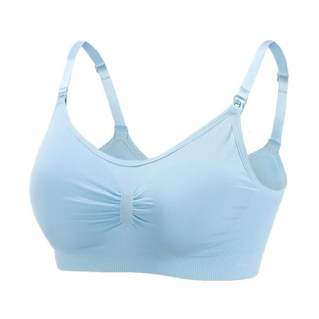 DORKASM Womens Breastfeeding Nursing Maternity Bralette Pregnancy Full Bust Bras Blue M
DORKASM Womens Breastfeeding Nursing Maternity Bralette Pregnancy Full Bust Bras Blue M