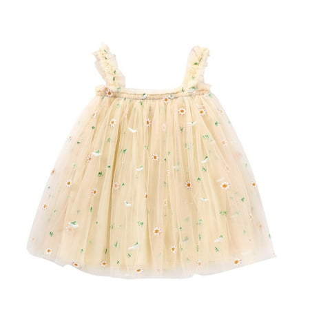 Little Girls Dresses Sunflower Sleeveless Princess Dress Suspender Toddler Baby Tulle Dress&Skirt
Little Girls Dresses Sunflower Sleeveless Princess Dress Suspender Toddler Baby Tulle Dress&Skirt
