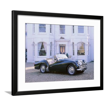 1959 Triumph TR3 A Framed Print Wall Art