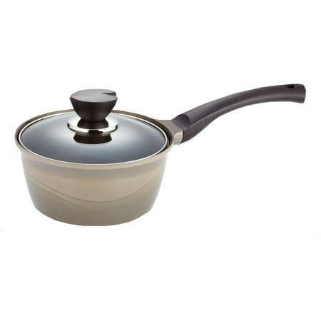 Della Ceramic-Coated Non-Stick Premium Cookware, 1.7-Quart Sauce Pan