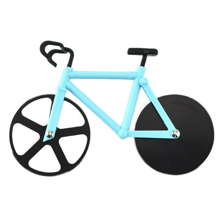Bicycle Shaped Pizza Cutter - Non-Sticky with Sharp Double Wheel Stainless Steel Blade - Multi-Functional Dough and Food Roller Slicer - Kitchen Supplies
Bicycle Shaped Pizza Cutter - Non-Sticky with Sharp Double Wheel Stainless Steel Blade - Multi-Functional Dough and Food Roller Slicer - Kitchen Supplies