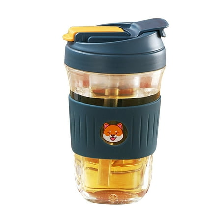 QUSENLON 600ml Summer for Creative Dual-Purpose Water Bottle with Straw Non-Slip Silicone Ring Cold Drinking Cup Coffee Tea Mug
QUSENLON 600ml Summer for Creative Dual-Purpose Water Bottle with Straw Non-Slip Silicone Ring Cold Drinking Cup Coffee Tea Mug