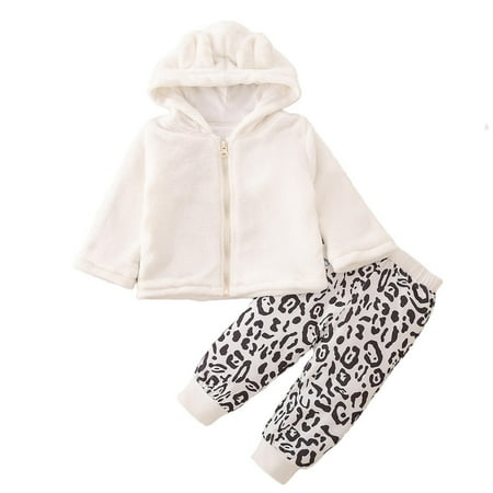 Dadaria Toddler Winter Coat 2-7years Autumn Winter Children s Girl s Clothing Set Flannel Zipper Hooded Coat Leopard Pants Outfits White 6-7 Years Toddler
Dadaria Toddler Winter Coat 2-7years Autumn Winter Children s Girl s Clothing Set Flannel Zipper Hooded Coat Leopard Pants Outfits White 6-7 Years Toddler