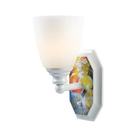 1-Light Sconce in Space in White Wall Sconce Bailey Street Home 2499-Bel-4228706