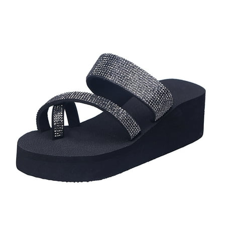Alueeu ladies shoes casual Women s Fashion Color Diamond Butterfly Flip Flops Casual Wedge Slippers Black 39
Alueeu ladies shoes casual Women s Fashion Color Diamond Butterfly Flip Flops Casual Wedge Slippers Black 39