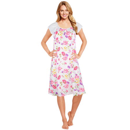 JEFFRICO Womens Nightgowns Sleepwear Soft Pajama Dress Nightshirts