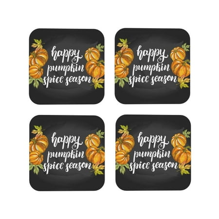Leather Coasters Set of 4 - Autumn Harvest Pumpkins Lightweight Non-Slip Drink Coasters for Desk Anti-Scalding Desk Cup Coasters for Office Table Decor Square
Leather Coasters Set of 4 - Autumn Harvest Pumpkins Lightweight Non-Slip Drink Coasters for Desk Anti-Scalding Desk Cup Coasters for Office Table Decor Square