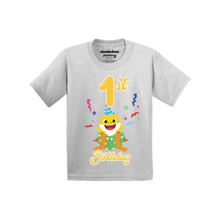 Baby Shark 1st Birthday Tee - Long Sleeve Baby Shark Doo Doo First Birthday Tshirt for 1 Years Old 12 Months Old
Baby Shark 1st Birthday Tee - Long Sleeve Baby Shark Doo Doo First Birthday Tshirt for 1 Years Old 12 Months Old