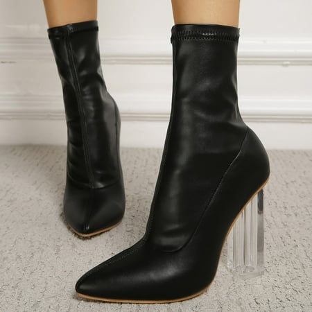 Cathalem Boots for Women Women Shoes Ankle Boots Short Boots Heel Heel Booties Pointed Toe Ankle Boots Women Laces Black 7
Cathalem Boots for Women Women Shoes Ankle Boots Short Boots Heel Heel Booties Pointed Toe Ankle Boots Women Laces Black 7