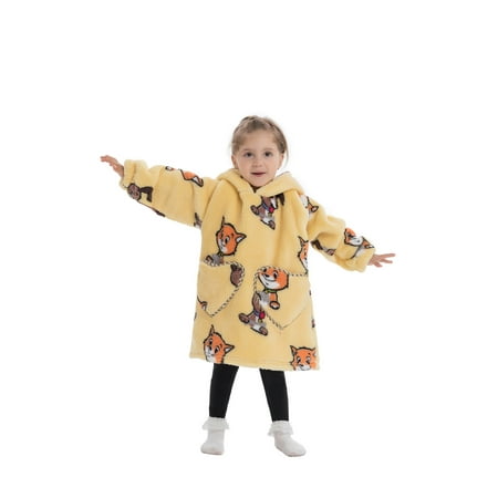 Eyicmarn Parent-child Winter Night-gown Long Sleeve Cartoon Pattern Hooded Plush One-piece Pajamas for Adult/ Baby/ Kid
Eyicmarn Parent-child Winter Night-gown Long Sleeve Cartoon Pattern Hooded Plush One-piece Pajamas for Adult/ Baby/ Kid