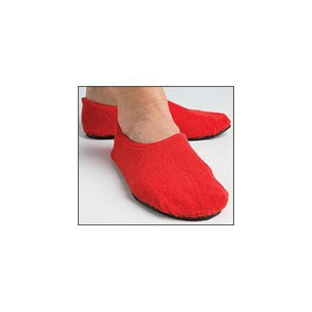 Secure SLPR-1BM Fall Management Non-Slip Slippers- Black - Medium