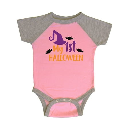 Inktastic My First Halloween Witch Hat Bats - Purple Black Gift Baby Boy or Baby Girl Bodysuit
Inktastic My First Halloween Witch Hat Bats - Purple Black Gift Baby Boy or Baby Girl Bodysuit