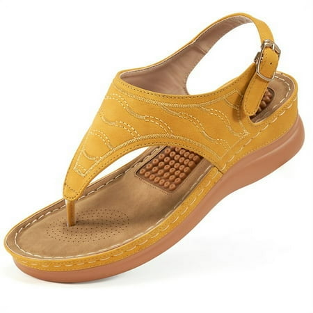 Womens Comfortable Wedge Sandals with Arch Support Summer Flip Flops Platform Shoes
Womens Comfortable Wedge Sandals with Arch Support Summer Flip Flops Platform Shoes