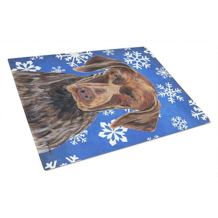 Caroline s Treasures German Shorthaired Pointer Winter Snowflakes Holiday Glass Cutting Board Large
Caroline s Treasures German Shorthaired Pointer Winter Snowflakes Holiday Glass Cutting Board Large