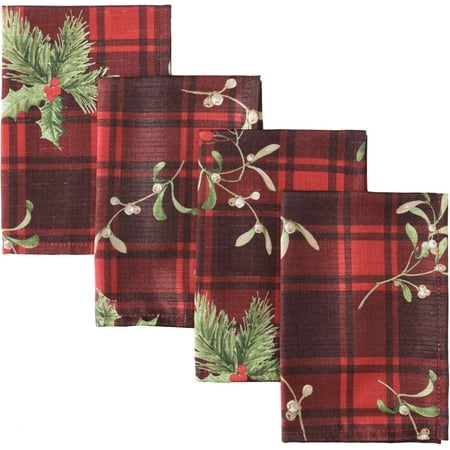Holiday Spruce Plaid Christmas Fabric Napkins Holly Evergreens Acorn and Red Plaid Print Xmas Soil Resistant No Iron Easy Care Tablecloth Set of 4 Fabric Napkins
Holiday Spruce Plaid Christmas Fabric Napkins Holly Evergreens Acorn and Red Plaid Print Xmas Soil Resistant No Iron Easy Care Tablecloth Set of 4 Fabric Napkins