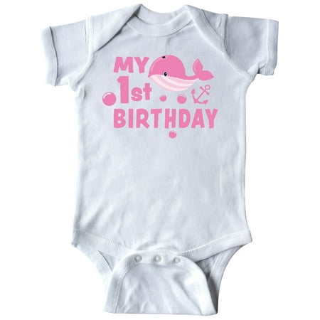 Inktastic Nautical My 1st Birthday with Pink Whale and Anchor Gift Baby Boy or Baby Girl Bodysuit
Inktastic Nautical My 1st Birthday with Pink Whale and Anchor Gift Baby Boy or Baby Girl Bodysuit