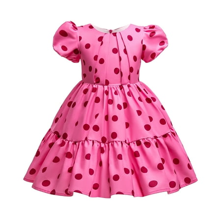 Infant Baby Girls Dress Baby Girls Party Dress Bubble Sleeve Polka Dots Dress Birthday Gift 18-24 Months Toddler Girls Formal Princess Dress Pink
Infant Baby Girls Dress Baby Girls Party Dress Bubble Sleeve Polka Dots Dress Birthday Gift 18-24 Months Toddler Girls Formal Princess Dress Pink